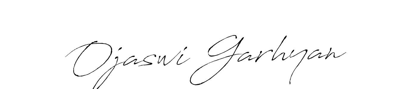 Also we have Ojaswi Garhyan name is the best signature style. Create professional handwritten signature collection using Antro_Vectra autograph style. Ojaswi Garhyan signature style 6 images and pictures png