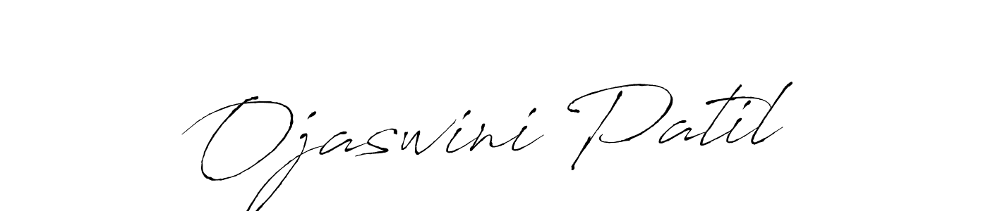 Design your own signature with our free online signature maker. With this signature software, you can create a handwritten (Antro_Vectra) signature for name Ojaswini Patil. Ojaswini Patil signature style 6 images and pictures png