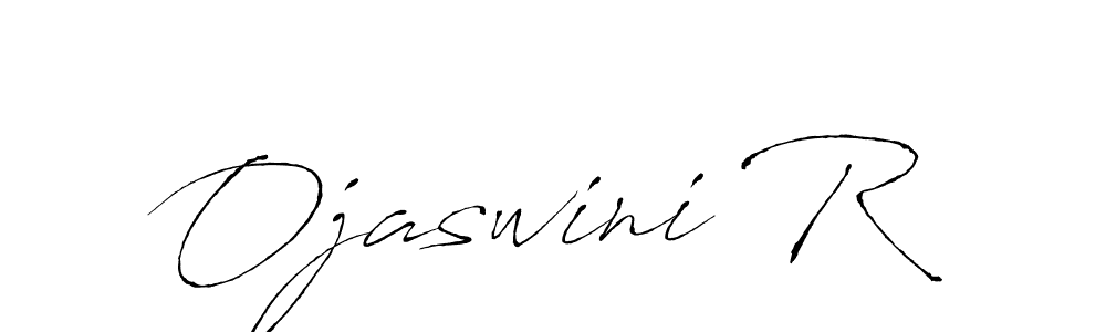 The best way (Antro_Vectra) to make a short signature is to pick only two or three words in your name. The name Ojaswini R include a total of six letters. For converting this name. Ojaswini R signature style 6 images and pictures png