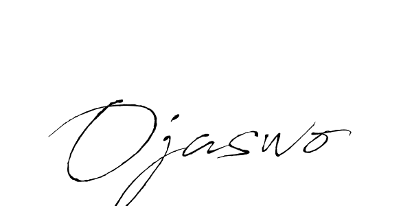 Make a beautiful signature design for name Ojaswo. With this signature (Antro_Vectra) style, you can create a handwritten signature for free. Ojaswo signature style 6 images and pictures png