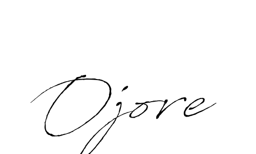 Design your own signature with our free online signature maker. With this signature software, you can create a handwritten (Antro_Vectra) signature for name Ojore. Ojore signature style 6 images and pictures png
