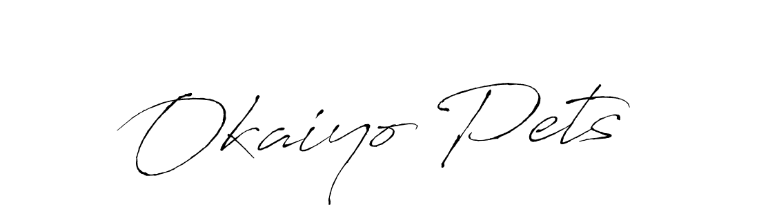 Use a signature maker to create a handwritten signature online. With this signature software, you can design (Antro_Vectra) your own signature for name Okaiyo Pets. Okaiyo Pets signature style 6 images and pictures png