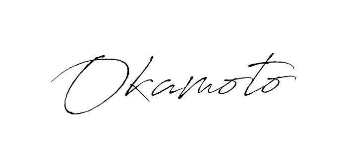 How to make Okamoto name signature. Use Antro_Vectra style for creating short signs online. This is the latest handwritten sign. Okamoto signature style 6 images and pictures png
