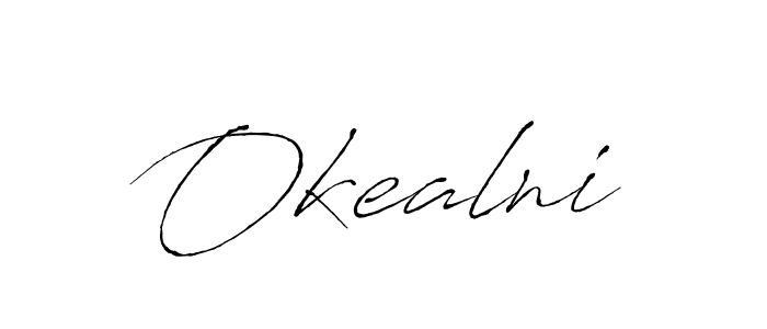 See photos of Okealni official signature by Spectra . Check more albums & portfolios. Read reviews & check more about Antro_Vectra font. Okealni signature style 6 images and pictures png