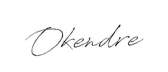 Create a beautiful signature design for name Okendre. With this signature (Antro_Vectra) fonts, you can make a handwritten signature for free. Okendre signature style 6 images and pictures png