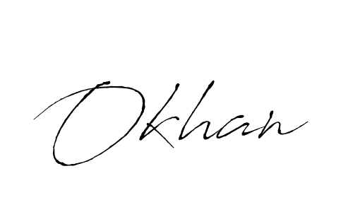 Similarly Antro_Vectra is the best handwritten signature design. Signature creator online .You can use it as an online autograph creator for name Okhan. Okhan signature style 6 images and pictures png