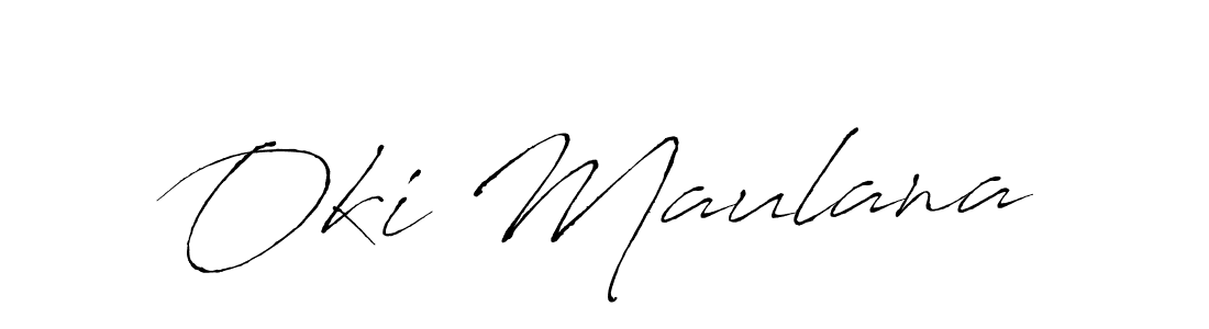 Similarly Antro_Vectra is the best handwritten signature design. Signature creator online .You can use it as an online autograph creator for name Oki Maulana. Oki Maulana signature style 6 images and pictures png