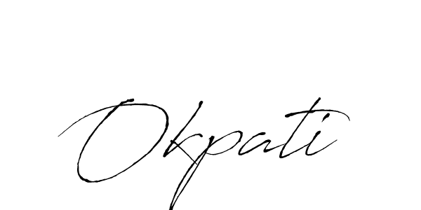 Make a beautiful signature design for name Okpati. Use this online signature maker to create a handwritten signature for free. Okpati signature style 6 images and pictures png