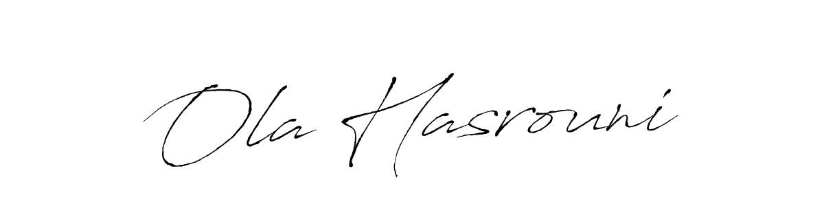 Also You can easily find your signature by using the search form. We will create Ola Hasrouni name handwritten signature images for you free of cost using Antro_Vectra sign style. Ola Hasrouni signature style 6 images and pictures png