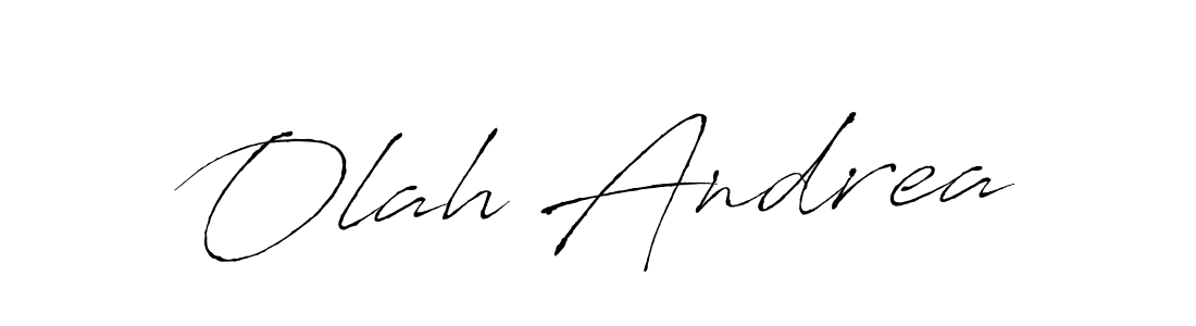 You can use this online signature creator to create a handwritten signature for the name Olah Andrea. This is the best online autograph maker. Olah Andrea signature style 6 images and pictures png