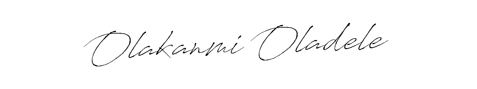 Also we have Olakanmi Oladele name is the best signature style. Create professional handwritten signature collection using Antro_Vectra autograph style. Olakanmi Oladele signature style 6 images and pictures png