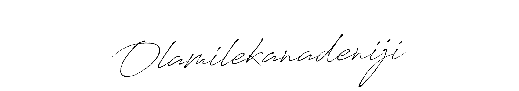 Create a beautiful signature design for name Olamilekanadeniji. With this signature (Antro_Vectra) fonts, you can make a handwritten signature for free. Olamilekanadeniji signature style 6 images and pictures png