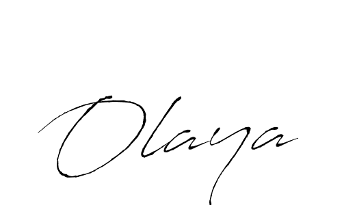 Make a beautiful signature design for name Olaya. With this signature (Antro_Vectra) style, you can create a handwritten signature for free. Olaya signature style 6 images and pictures png