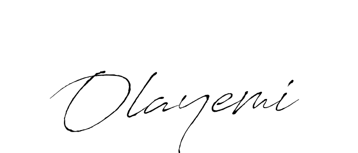 Design your own signature with our free online signature maker. With this signature software, you can create a handwritten (Antro_Vectra) signature for name Olayemi. Olayemi signature style 6 images and pictures png