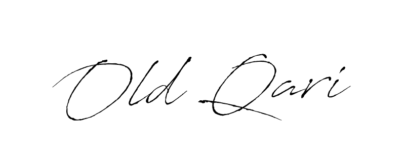 Create a beautiful signature design for name Old Qari. With this signature (Antro_Vectra) fonts, you can make a handwritten signature for free. Old Qari signature style 6 images and pictures png