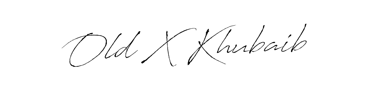 if you are searching for the best signature style for your name Old X Khubaib. so please give up your signature search. here we have designed multiple signature styles  using Antro_Vectra. Old X Khubaib signature style 6 images and pictures png