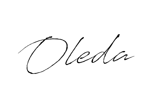 Create a beautiful signature design for name Oleda. With this signature (Antro_Vectra) fonts, you can make a handwritten signature for free. Oleda signature style 6 images and pictures png