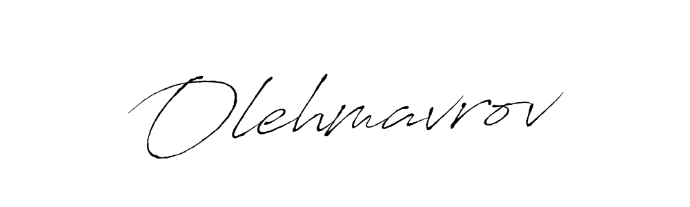 How to make Olehmavrov name signature. Use Antro_Vectra style for creating short signs online. This is the latest handwritten sign. Olehmavrov signature style 6 images and pictures png
