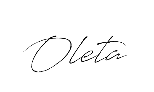 Create a beautiful signature design for name Oleta. With this signature (Antro_Vectra) fonts, you can make a handwritten signature for free. Oleta signature style 6 images and pictures png