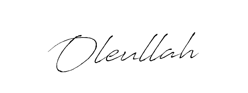 Create a beautiful signature design for name Oleullah. With this signature (Antro_Vectra) fonts, you can make a handwritten signature for free. Oleullah signature style 6 images and pictures png