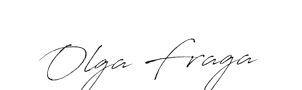 Design your own signature with our free online signature maker. With this signature software, you can create a handwritten (Antro_Vectra) signature for name Olga Fraga. Olga Fraga signature style 6 images and pictures png