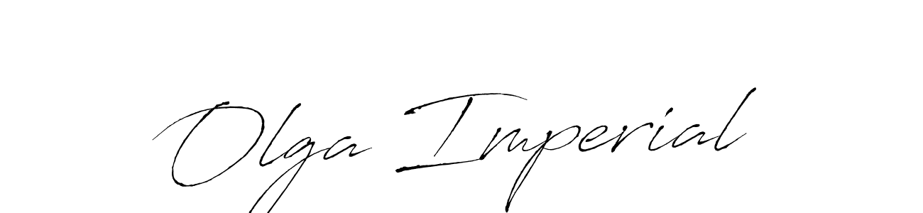 if you are searching for the best signature style for your name Olga Imperial. so please give up your signature search. here we have designed multiple signature styles  using Antro_Vectra. Olga Imperial signature style 6 images and pictures png