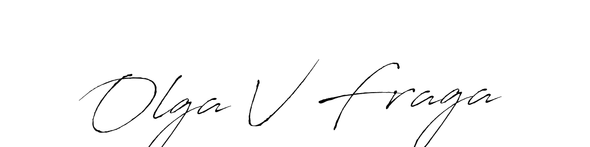 if you are searching for the best signature style for your name Olga V Fraga. so please give up your signature search. here we have designed multiple signature styles  using Antro_Vectra. Olga V Fraga signature style 6 images and pictures png