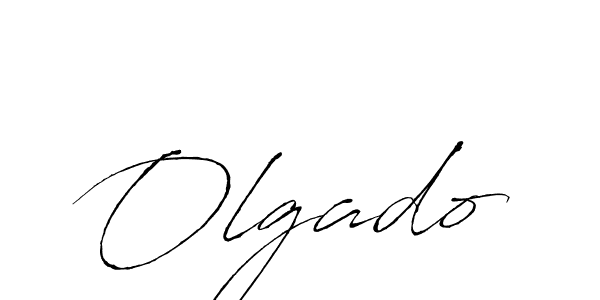 Design your own signature with our free online signature maker. With this signature software, you can create a handwritten (Antro_Vectra) signature for name Olgado. Olgado signature style 6 images and pictures png