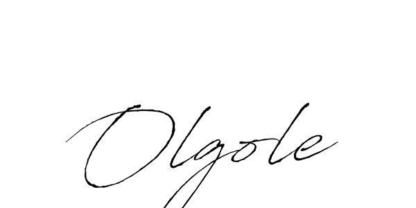 Antro_Vectra is a professional signature style that is perfect for those who want to add a touch of class to their signature. It is also a great choice for those who want to make their signature more unique. Get Olgole name to fancy signature for free. Olgole signature style 6 images and pictures png