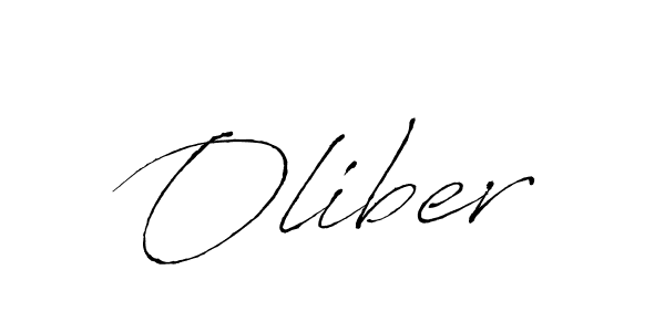 Oliber stylish signature style. Best Handwritten Sign (Antro_Vectra) for my name. Handwritten Signature Collection Ideas for my name Oliber. Oliber signature style 6 images and pictures png