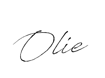 Create a beautiful signature design for name Olie. With this signature (Antro_Vectra) fonts, you can make a handwritten signature for free. Olie signature style 6 images and pictures png