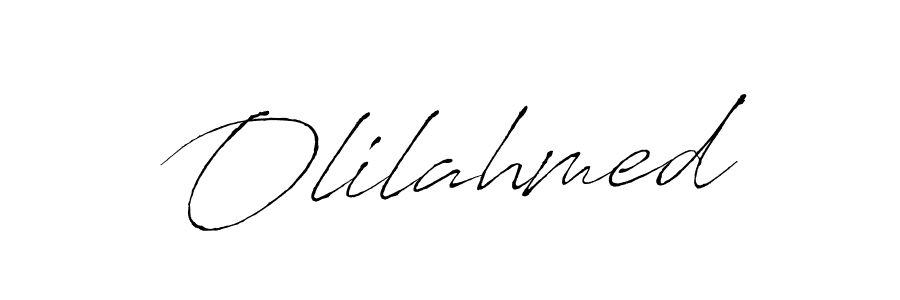 Make a beautiful signature design for name Olilahmed. With this signature (Antro_Vectra) style, you can create a handwritten signature for free. Olilahmed signature style 6 images and pictures png