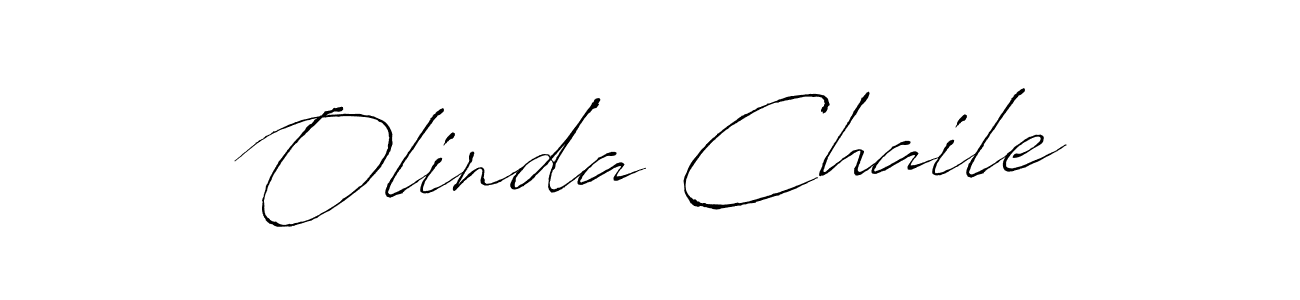 Olinda Chaile stylish signature style. Best Handwritten Sign (Antro_Vectra) for my name. Handwritten Signature Collection Ideas for my name Olinda Chaile. Olinda Chaile signature style 6 images and pictures png