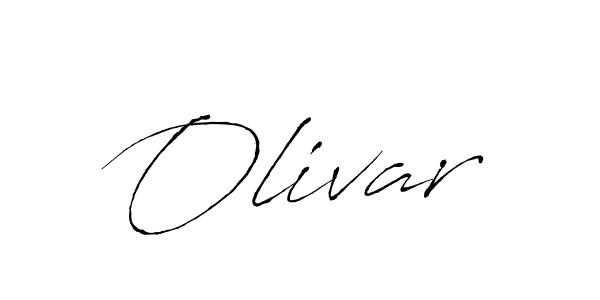 How to make Olivar signature? Antro_Vectra is a professional autograph style. Create handwritten signature for Olivar name. Olivar signature style 6 images and pictures png