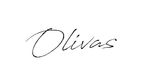 Design your own signature with our free online signature maker. With this signature software, you can create a handwritten (Antro_Vectra) signature for name Olivas. Olivas signature style 6 images and pictures png