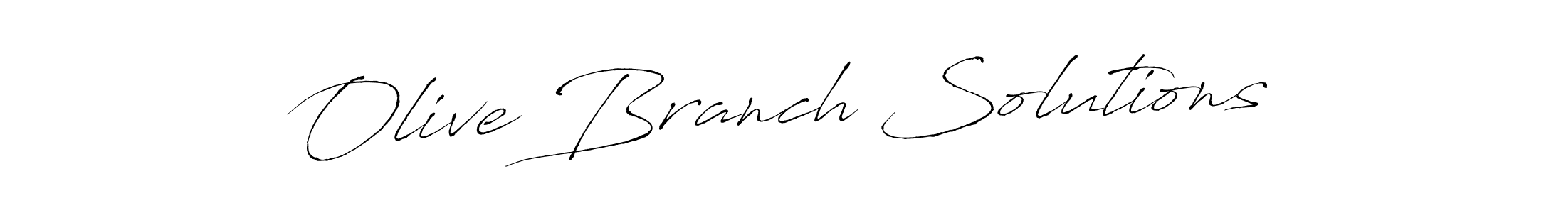 Also we have Olive Branch Solutions name is the best signature style. Create professional handwritten signature collection using Antro_Vectra autograph style. Olive Branch Solutions signature style 6 images and pictures png