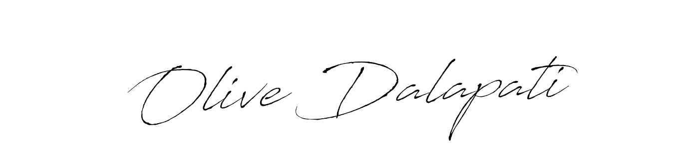 It looks lik you need a new signature style for name Olive Dalapati. Design unique handwritten (Antro_Vectra) signature with our free signature maker in just a few clicks. Olive Dalapati signature style 6 images and pictures png