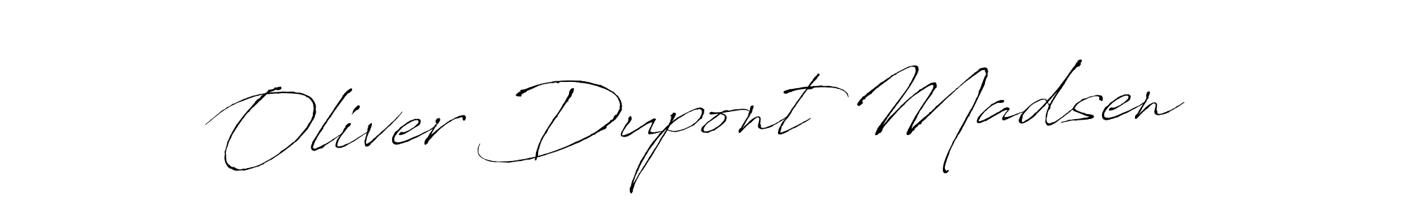 Design your own signature with our free online signature maker. With this signature software, you can create a handwritten (Antro_Vectra) signature for name Oliver Dupont Madsen. Oliver Dupont Madsen signature style 6 images and pictures png