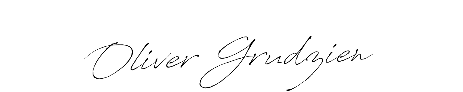 Best and Professional Signature Style for Oliver Grudzien. Antro_Vectra Best Signature Style Collection. Oliver Grudzien signature style 6 images and pictures png