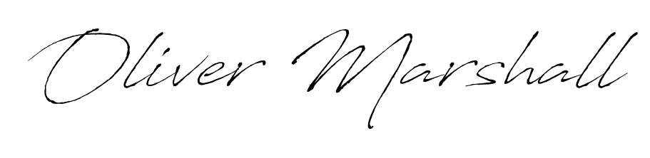 Make your name Oliver Marshall memorable on every contract using Antro_Vectra autograph style. Instant transparent background export available. Oliver Marshall signature style 6 images and pictures png