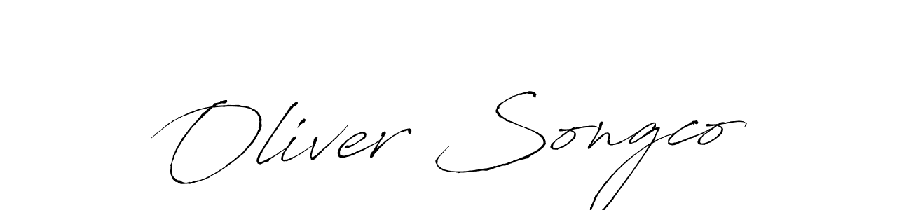 Design your own signature with our free online signature maker. With this signature software, you can create a handwritten (Antro_Vectra) signature for name Oliver Songco. Oliver Songco signature style 6 images and pictures png
