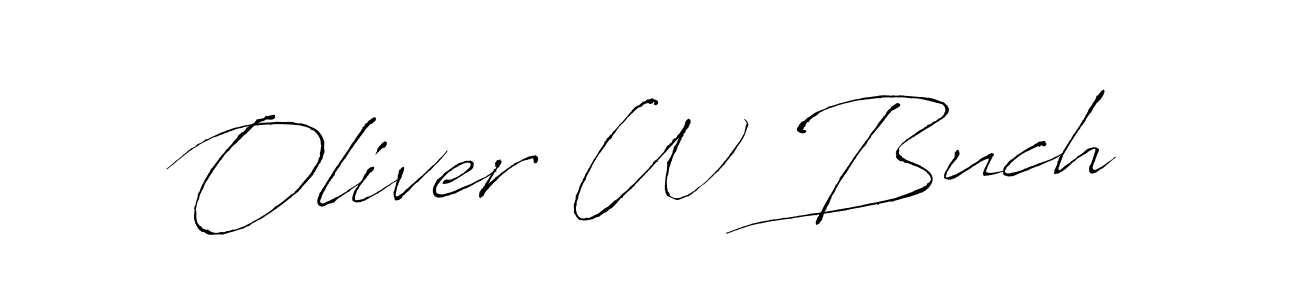 Antro_Vectra is a professional signature style that is perfect for those who want to add a touch of class to their signature. It is also a great choice for those who want to make their signature more unique. Get Oliver W Buch name to fancy signature for free. Oliver W Buch signature style 6 images and pictures png