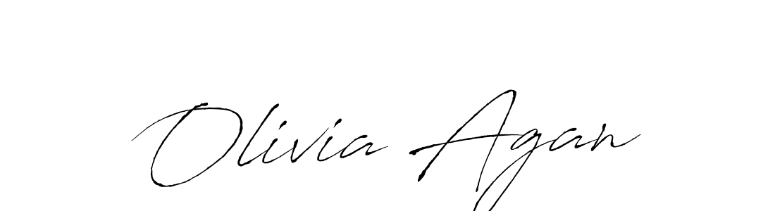 Make a beautiful signature design for name Olivia Agan. With this signature (Antro_Vectra) style, you can create a handwritten signature for free. Olivia Agan signature style 6 images and pictures png