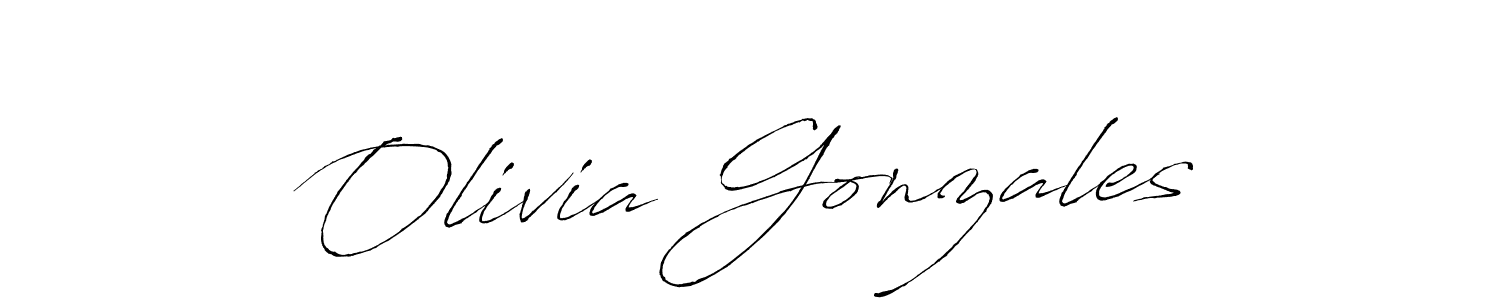 Design your own signature with our free online signature maker. With this signature software, you can create a handwritten (Antro_Vectra) signature for name Olivia Gonzales. Olivia Gonzales signature style 6 images and pictures png