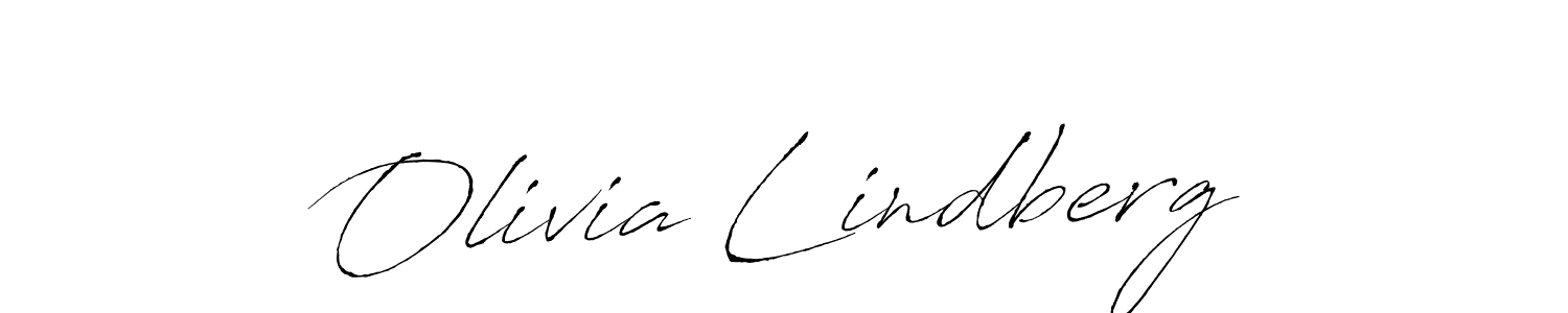 Olivia Lindberg stylish signature style. Best Handwritten Sign (Antro_Vectra) for my name. Handwritten Signature Collection Ideas for my name Olivia Lindberg. Olivia Lindberg signature style 6 images and pictures png