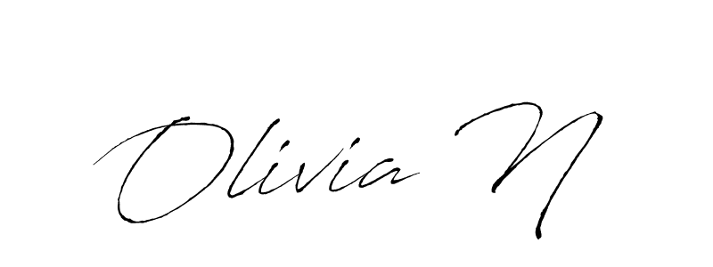 This is the best signature style for the Olivia N name. Also you like these signature font (Antro_Vectra). Mix name signature. Olivia N signature style 6 images and pictures png