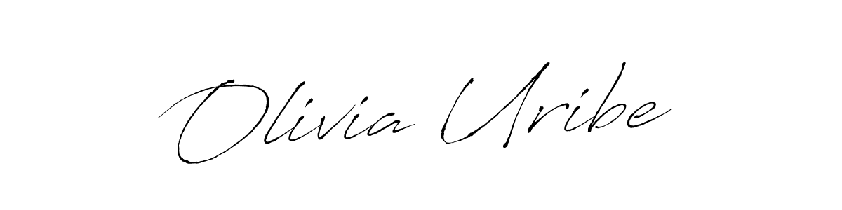 How to make Olivia Uribe signature? Antro_Vectra is a professional autograph style. Create handwritten signature for Olivia Uribe name. Olivia Uribe signature style 6 images and pictures png