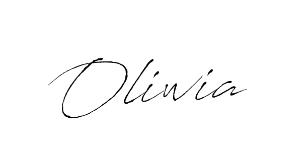 Make a beautiful signature design for name Oliwia. With this signature (Antro_Vectra) style, you can create a handwritten signature for free. Oliwia signature style 6 images and pictures png