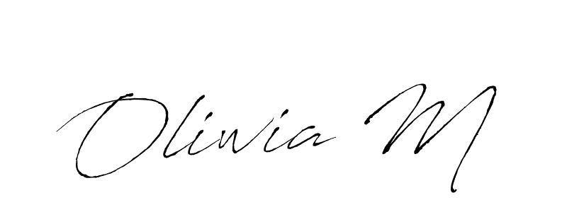 You can use this online signature creator to create a handwritten signature for the name Oliwia M. This is the best online autograph maker. Oliwia M signature style 6 images and pictures png