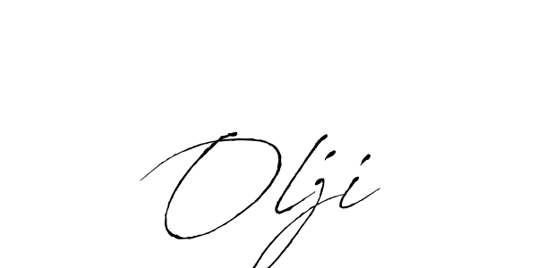 Create a beautiful signature design for name Oljić. With this signature (Antro_Vectra) fonts, you can make a handwritten signature for free. Oljić signature style 6 images and pictures png